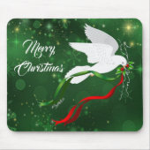 White Dove Kerstmis Muismat (Voorkant)