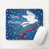 White Dove Kerstmis Muismat (Met muis)