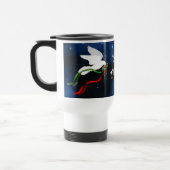 White Dove Kerstmis Travel Reisbeker (Links)