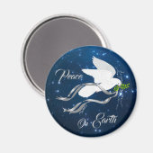 White Dove Magnet (Voorkant / Achterkant)