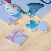 White Dove Mermaid Thunder_Cove Legpuzzel (Zijkant)
