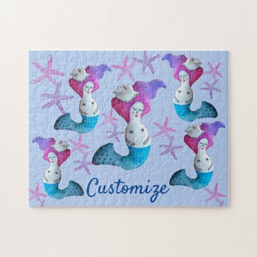 White Dove Mermaid Thunder_Cove Legpuzzel (Horizontaal)