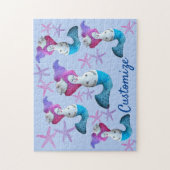 White Dove Mermaid Thunder_Cove Legpuzzel (Verticaal)