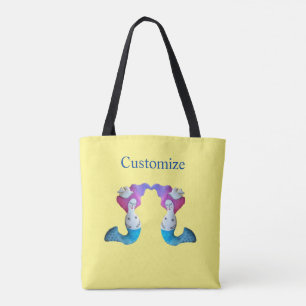 White Dove Mermaid Thunder_Cove Tote Bag