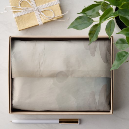 White Dove Olive Branch Waterverf Tissuepapier (Geschenk)