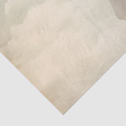 White Dove Olive Branch Waterverf Tissuepapier (Detail)