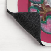 White Dove on Pink - Martha's Vineyard Muismat (Hoek)