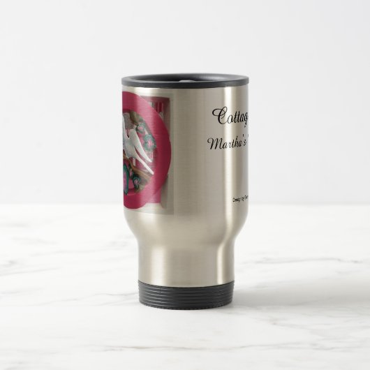 White Dove on Pink - Martha's Vineyard Reisbeker (Center)