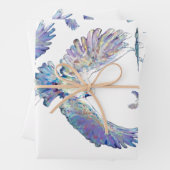 White Dove Peace Love Bird Maureen Girard Inpakpapier Vel (In situ)