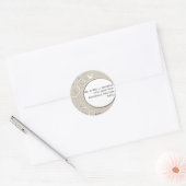 White Dove Return Address Sticker (Envelop)