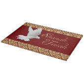 White Dove Rosh Hashanah New Year Challah Board Snijplank (Hoek)