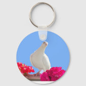 White Dove Sleutelhanger (Voorkant)