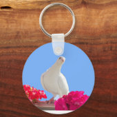 White Dove Sleutelhanger (Voorkant)