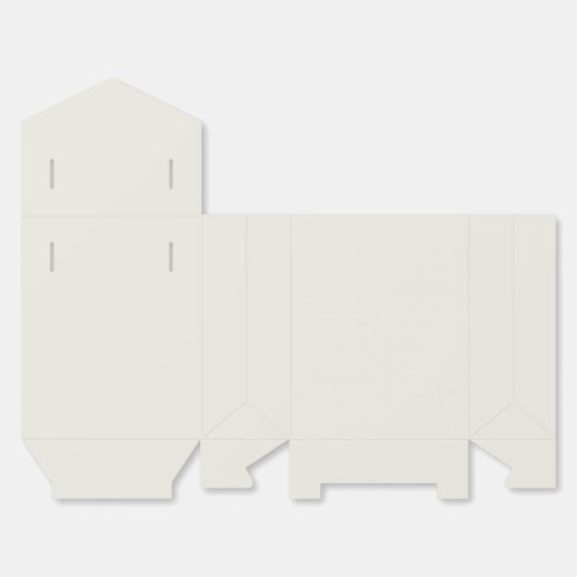 White Dove Solid Color Bedankdoosjes (Ongevouwen)