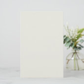 White Dove Solid Color Briefpapier (Staand voorkant)