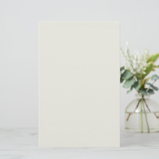 White Dove Solid Color Briefpapier (Staand voorkant)