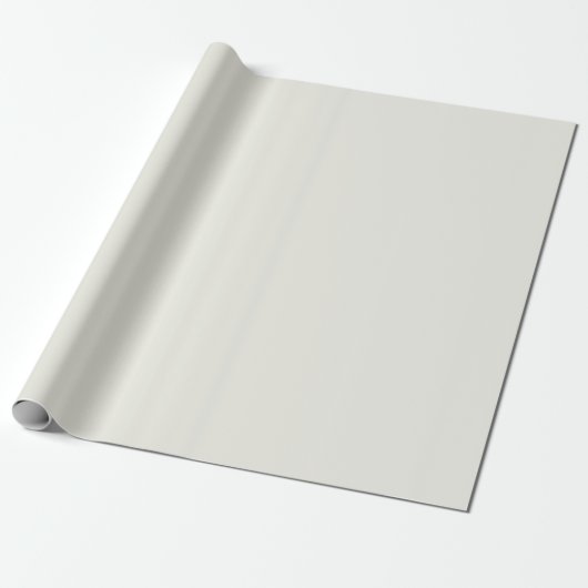 White Dove Solid Color Cadeaupapier (Uitgerold)