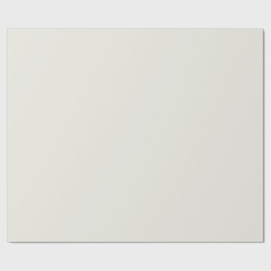 White Dove Solid Color Cadeaupapier (Vlak)