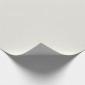 White Dove Solid Color Cadeaupapier (Hoek)
