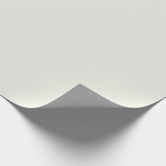 White Dove Solid Color Cadeaupapier (Hoek)