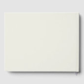 White Dove Solid Color Gastenboek (Achterkant)