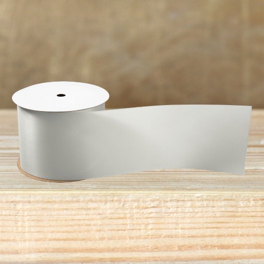 White Dove Solid Color Grosgrain Lint