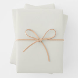 White Dove Solid Color Inpakpapier Vel