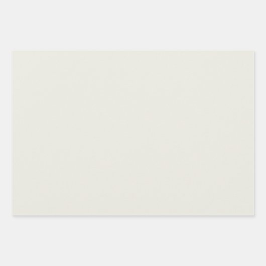 White Dove Solid Color Inpakpapier Vel (Voorkant)