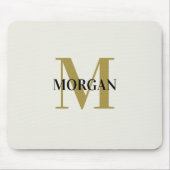 White Dove Solid Color Muismat (Voorkant)