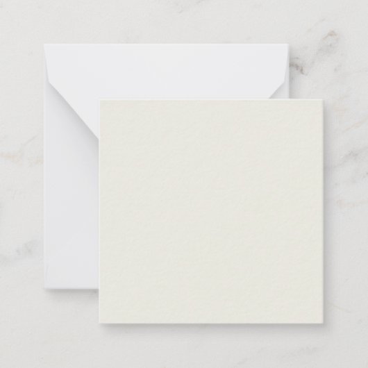 White Dove Solid Color Notitiekaartje (Voorkant)