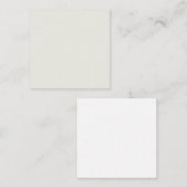 White Dove Solid Color Notitiekaartje (Voorkant / Achterkant)