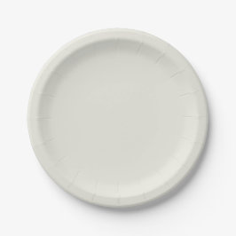 White Dove Solid Color Papieren Bordje