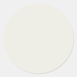 White Dove Solid Color Ronde Sticker