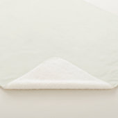 White Dove Solid Color Sherpa Deken (3/4)