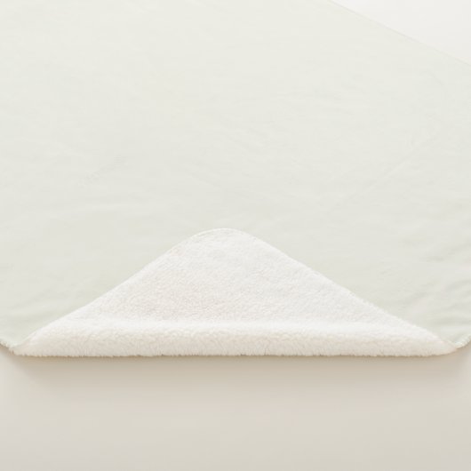 White Dove Solid Color Sherpa Deken (3/4)