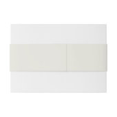 White Dove Solid Color Uitnodigingen Wikkel (Achterkant Voorbeeld)