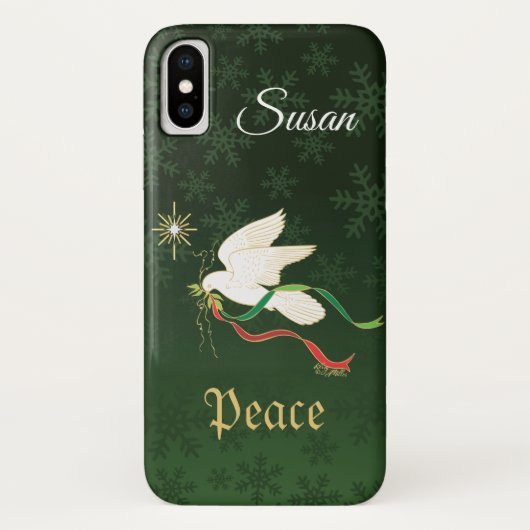 White Dove Spreiding Peace Case-Mate iPhone Case (Achterkant)