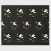 White Dove verspreidt vrede op aarde Cadeaupapier (Vlak)