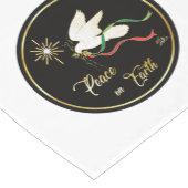 White Dove verspreidt vrede op aarde Korte Tafelloper (Hoek)