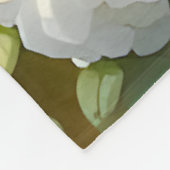 White Doves Cottage Garden Fleece Deken (Hoek)