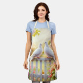 White Doves Cottage Garden Schort (Gedragen)