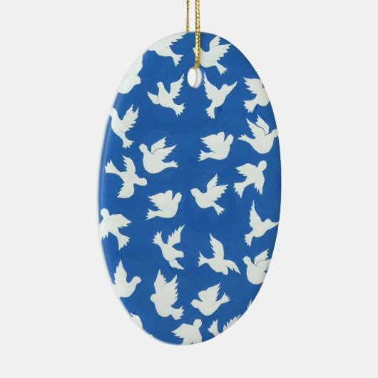 White Doves Ornament (Rechts)