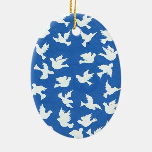 White Doves Ornament (Achterkant)