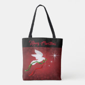 White DoveTote Bag Tote Bag (Achterkant)