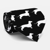 White Doxie Stropdas (Opgerold)