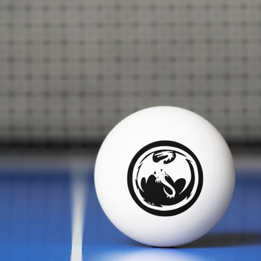 White Dragon 3 ster ping pong ball (Net)