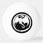 White Dragon 3 ster ping pong ball (Voorkant)