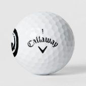 White Dragon Callaway Warbird golf ballen 3 pk (Logo)