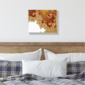 White Dragon - Fractal Art Canvas Afdruk (Insitu (Slaapkamer))