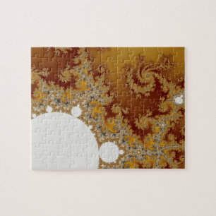 White Dragon - Fractal Art Legpuzzel